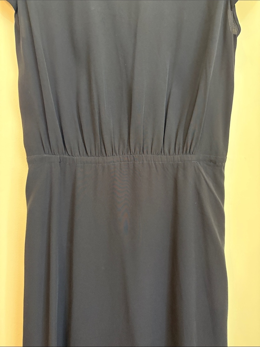 Isabel Marant Étoile West Black Asymmetrical Hem Flutter Sleeve Midi Dress 38/M - Picture 9 of 15